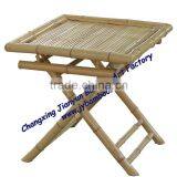 Folding Bamboo Table thumbnail-1