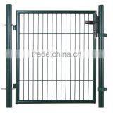 Galvanized and PVC Coated Metal Wire Mesh Garden Gate/garden Border Chain Link Fence Gate ( ISO9001-2008 ) thumbnail-2
