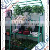 Heavyduty Mobile Multiuse Iron Flower Shop Rack Shelf thumbnail-3