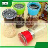 Multipurpose Glass Manual Spice Bottle Jar Pepper Grinder Grater Mill thumbnail-5