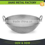 Hand Hammered 12 13 14 15 16 Inch Coating Carbon Steel Wok