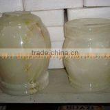 PAKISTANI CHEAP EXPORT QUALITY URNS ONYX MARBLE HANDICRAFTS thumbnail-4