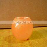 Heart Shape Tea Light Holder/ Rock Salt Tea Light Holder/ Himalayan Salt thumbnail-3