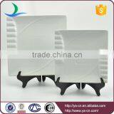 Wholesale Ceramic White Square Restaurant Custom Dinner Plate thumbnail-1