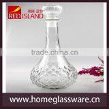 Decanter With Stopper Clear Glass Bottle Whiskey Liquor Crystal Wine thumbnail-2