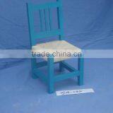 Unfinished Pine Paulownia Solid Wood Chair, Wood Design Dining Chair, Home Furniture thumbnail-3