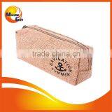 Eco Friendly Jute Pen Bag With Zipper Close thumbnail-1