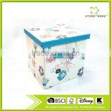 2 Piece Foldable Fabric Storage Cubes With Lid thumbnail-2