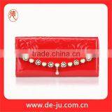 Custom Embossed Luxury Woman Zipped Wallet thumbnail-1