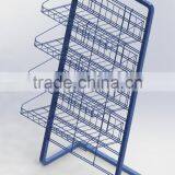 C8581 Floor Standing 4 Basket Display Rack