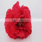SJ20170053 Artificial Red Fabric Peony Flower for Indoor Decoration thumbnail-2