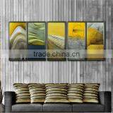 Framed Handmade Wall Art Painting Modern Canvas Landscape for Home Decoration thumbnail-3