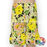 Wholesale Children's Boutique Clothing Blue Soft Summer Baby Girls Ruffle Shorts thumbnail-3