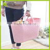 Emc Plastic Storage Basket With Handles thumbnail-1