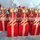 Outdoor Fiberglass Gift-box Stack Decoration thumbnail-1