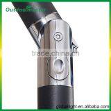 10FT Patio Beige Steel Tilt Market LED Solar Umbrella With Crank thumbnail-3