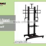 Simple Screen Mount Display LCD Monitor Holder Movable TV Bracket Cart thumbnail-6