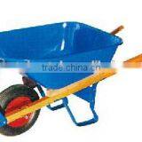 High Quality Agricultural Wooden Handle Concrete Wheelbarrow Manufacture Wb8805 thumbnail-1