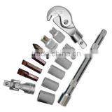 14 Piece 3/8" Stubby Self Adjusting Quick Wrench Set thumbnail-1