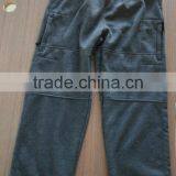 220-250GSM Men's 100%plyester Fleece Pants With Side Seam Zip Pocket thumbnail-3