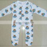 Wholesale 100%cotton Allover Printed Baby Bodysuit , Baby Sleep-suite thumbnail-1