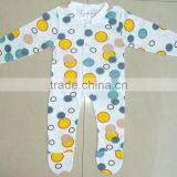 Wholesale 100%cotton Allover Printed Baby Bodysuit , Baby Sleep-suite thumbnail-2