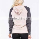 Women's Cotton Fleece Contrast Color Hoodies And Sweatshirt thumbnail-3