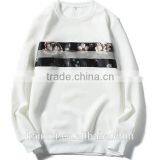 Eco-friendly Quick Dry Hot Design Factory Produced Best-selling High Quality Pocket Sweatshirt no Hood CVC(80/20) thumbnail-2