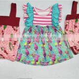 Boya Garment Summer Infant Cherry Printings Jumpsuit Toddler Kids Clothes thumbnail-1