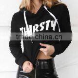 Runwaylover 141 2017 Ladies Fashion Short Style Printed Hoodie thumbnail-2