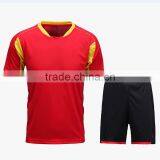 Hot Sales Men Summer Sports Wear Football Shirt Soccer Uniforms thumbnail-3