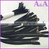 #4 Metal Zipper,with YG Slider,close End, for Brazil Market thumbnail-4