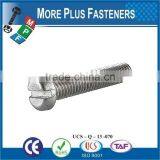 Made in Taiwan Slotted Phillips Pozi Pan Cheese Head Machine Screw Brass Material Stainless Steel Carbon Steel thumbnail-3