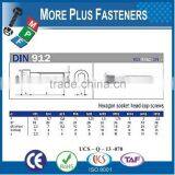 Made In Taiwan DIN 912 Hexagon Socket Head Cap Screw DIN 912 thumbnail-1