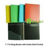 1 Inch PP 3 O-Ring Ring Binder Folder thumbnail-1