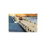 Heavy Loading Capacity Reusable Floating Bridge / Pontoon Bridge With Single Pontoon thumbnail-1