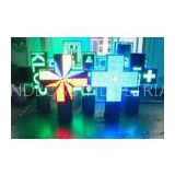 P16 outdoor full color Led Pharmacy cross sign 3D with CE&RoHS
