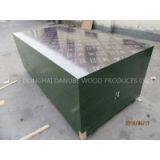 KINGPLUS BRANDFILM FACED PLYWOOD, EUCALYPTUS HARDWOOD CORE, WBP PHENOLIC GLUE,IMPORTEDBROWN FILM, ALL EDGES WELL SEALED, SANDED AND PAINTED WITH DARK GREEN COLORWATER PROOF PAINT. thumbnail-3