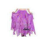 Long Belly Dance Skirts For Belly Dance Show In Light Purple Color thumbnail-1