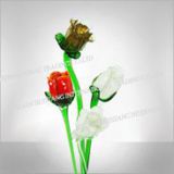 Handblown Glass Flowers for Home Decoration