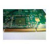 8 Layer Layer PCB Gold Plated Finish / Gold Finger / BGA , Single Sided PCB