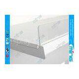 Acrylic Almond Retail Display Shelves Gondola Riser With 90mm Height