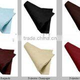 Restaurant Polyester Table Napkins for Weddings 100% Spun Polyester Napkins
