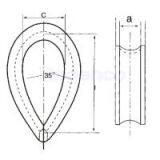 DIN6899 TYPE B WIRE ROPE THIMBLES thumbnail-2