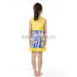 Kids Clothes Cotton Manufacturing Wholesale Childrens Designer Boutique Clothing Girls Ruffles Dress thumbnail-4