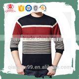 Cheap Custom Long Sleeve Men Striped 60% Cotton 40% Polyester T-shirts Printing thumbnail-3