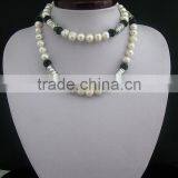 Fashion Pearl Necklace Glass Crystal Bead Necklace for Lady thumbnail-2