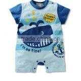 2016 Summer Cartoon Short Sleeve Baby Romper thumbnail-5