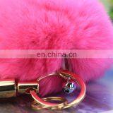 Cute Boutique Fur Pom Pom Gift Rabbit Fur Pendant for Decoration thumbnail-4