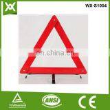 E Mark safety reflective warning triangle for road